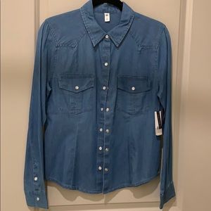 BP. Denim Button Up